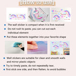 DX396 Bathroom Toilet Decoration Luminous Wall Sticker, DX396