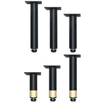 Metal Furniture Support Legs with Adjustment Pad, Height:, 10.5cm, 11cm, 12cm, 12.5cm, 13cm, 13.5cm, 14cm, 14.5cm, 15cm, 15.5cm, 16cm, 16.5cm, 17cm, 17.5cm, 18cm, 18.5cm, 21cm