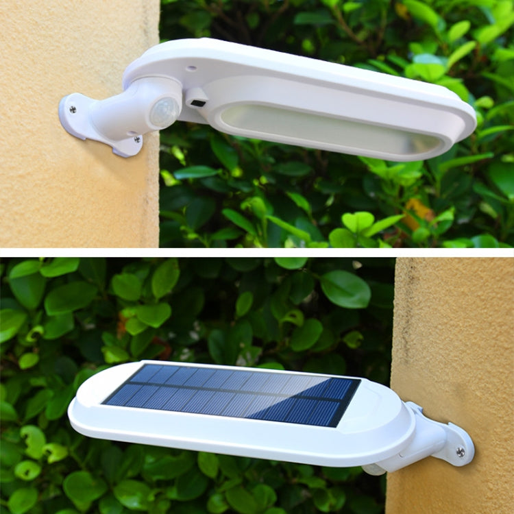 DS018 Solar Wall Lamp Outdoor Garden Induction Street Light, White Shell White Light, White Shell Warm Light, Black Shell White Light, Black Shell Warm Light