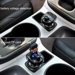 HY82 Car MP3 Bluetooth Receiver Dual USB Car Charger, HY82 Fast Charge Version