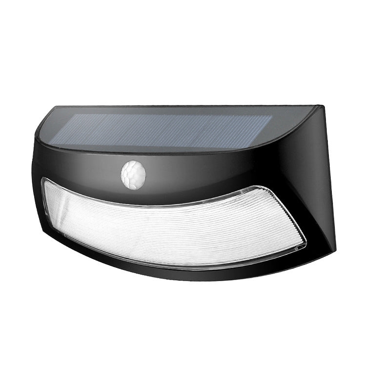 8 LEDs Infrared Induction Solar Garden Wall Light, White Light, Warm Light