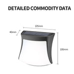 Solar Doll Wall Light Outdoor Garden Fence Decoration Waterproof Solar Light, White Light, Warm Light