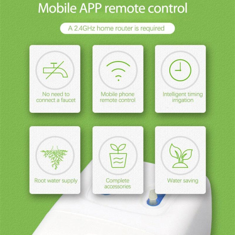 WD-01ADE WIFI Gardening Drip Irrigation Controller, Double Pump 15 Pots, Double Pump 20 Pots