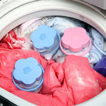 10 PCS C2096 Washing Machine Floating Material Filter Bag, Blue, Pink