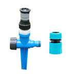 Internal Thread Sprinkler Green Lawn Sprinkler Irrigation 4 Points Adjustable Scattering Sprinkler, Internal Thread Sprinkler, External Thread Sprinkler, Sprinkler + Ground Plug, Sprinkler + Ground Plug + Quick Connect