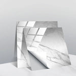 PVC Crystal Covered Film Geometric Pattern Tile Wall Sticker, 20 PCS 10cm