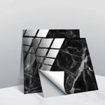 PVC Crystal Covered Film Geometric Pattern Tile Wall Sticker, 20 PCS 15cm