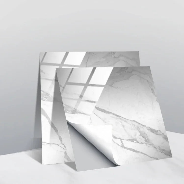 PVC Crystal Covered Film Geometric Pattern Tile Wall Sticker, 20 PCS 20cm