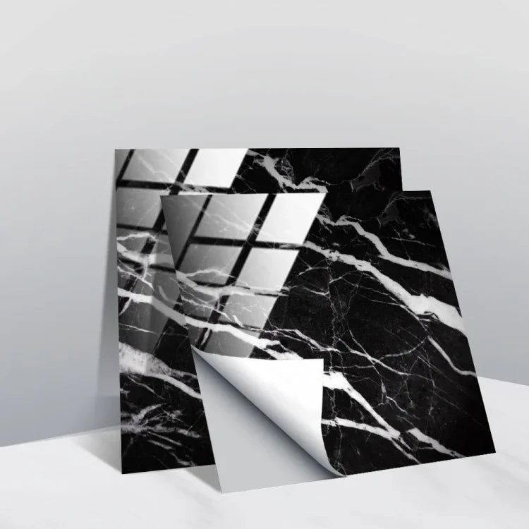 PVC Crystal Covered Film Geometric Pattern Tile Wall Sticker, 20 PCS 20cm