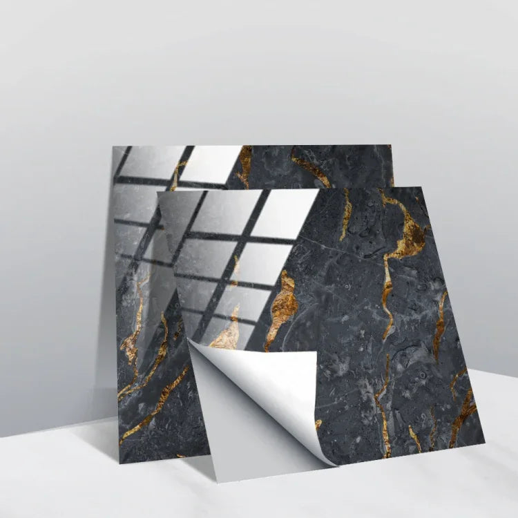 PVC Crystal Covered Film Geometric Pattern Tile Wall Sticker, 20 PCS 20cm