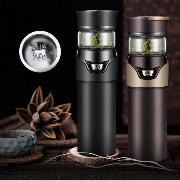 101-500ML Insulation Cup Tea Water Separation Tea Cup,Style:, Stainless Steel  Black, Stainless Steel  Coffee, Stainless Steel  Gray, Black+Gift Box, Coffee+Gift Box, Gray+Gift Box, Glass Black+Gift Box, Glass Coffee+Gift Box, Glass Gray+Gift Box      ...