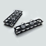 Acrylic Round Hole Wine Glass Holder, 6 Grids, 12 Grids