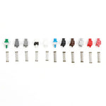 10PCS Cherry Shaft MX Switch Linear Mute Keyboard Shaft, Black Shaft, Red Shaft, Tea Shaft, Blue Shaft, White Shaft, Green Shaft, Silver Shaft, Mute Red Shaft, Mute Black Shaft