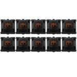 10PCS Cherry Shaft MX Switch Linear Mute Keyboard Shaft, Black Shaft, Red Shaft, Tea Shaft, Blue Shaft, White Shaft, Green Shaft, Silver Shaft, Mute Red Shaft, Mute Black Shaft