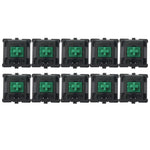 10PCS Cherry Shaft MX Switch Linear Mute Keyboard Shaft, Black Shaft, Red Shaft, Tea Shaft, Blue Shaft, White Shaft, Green Shaft, Silver Shaft, Mute Red Shaft, Mute Black Shaft