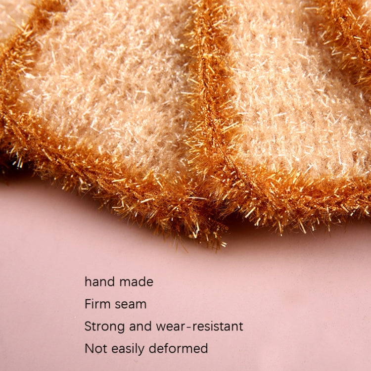 Bread Dish Towel Acrylic Polyester Dish Cloth, 6 PCS / Bag