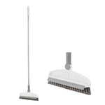 Hard Bristle Crevice  Brush Long Handle Floor Brush Wiper,Style:, 2-section Rod, 3-section Rod