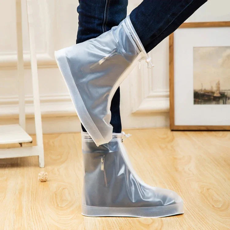1 Pair Rainy Outdoor Anti-Skid Waterproof Shoe Cover Thickening Repetitive Use Shoe Cover, S, M, L, XL, XXL, XXXL