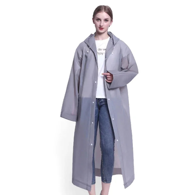 Adult Windproof Waterproof Thickening Joint Raincoat, Color Random Delivery, Style:, Open Type, Beam Type