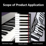 M52 88/76/61/54/49 Keys Piano Keyboard Stickers, Tree, Giraffe