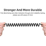 3.5mm Male To Female Spring AUX Extension Cable Speaker Audio Cable, Cable Length: 1.5m