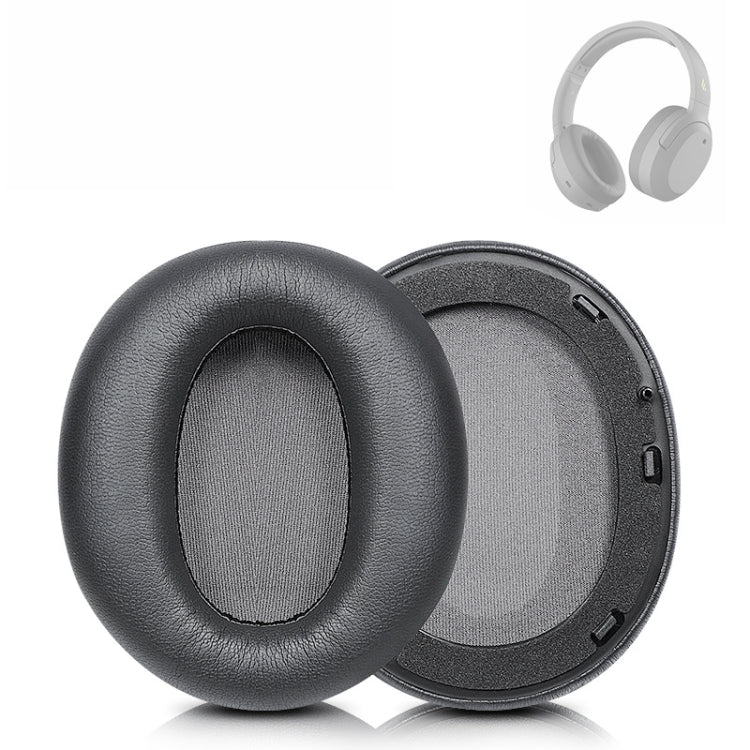 2 PCS Headset Earmuffs Sponge Cover for Edifier W820nb,Style:, Titanium Gray, Khaki, Red, Blue, Black Head Beam, Gray Head Beam, Blue Head Beam, Champagne Head Beam