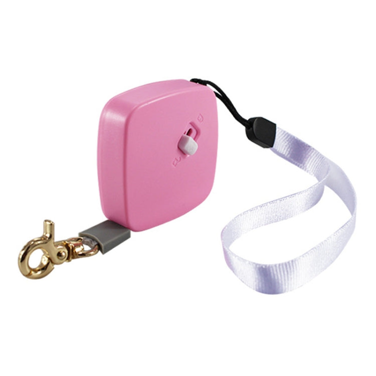 Automatic Telescopic Dog Traction Rope Small Pet Retractor, 2m Round Blue, 2m Square White, 2m Square Pink, 2m Square Blue, 2m Round White, 2m Round Pink