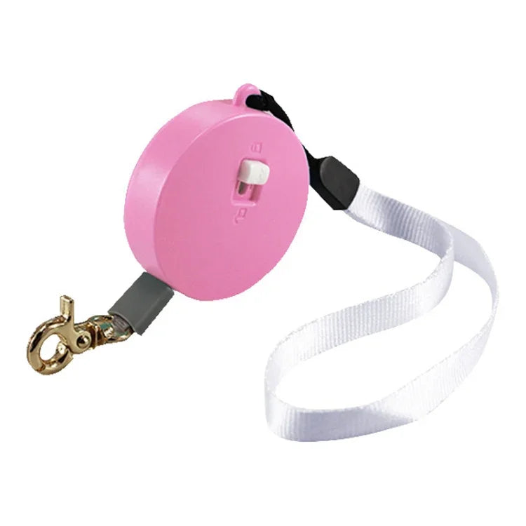 Automatic Telescopic Dog Traction Rope Small Pet Retractor, 2m Square Blue, 2m Round White, 2m Round Pink, 2m Round Blue, 2m Square White, 2m Square Pink