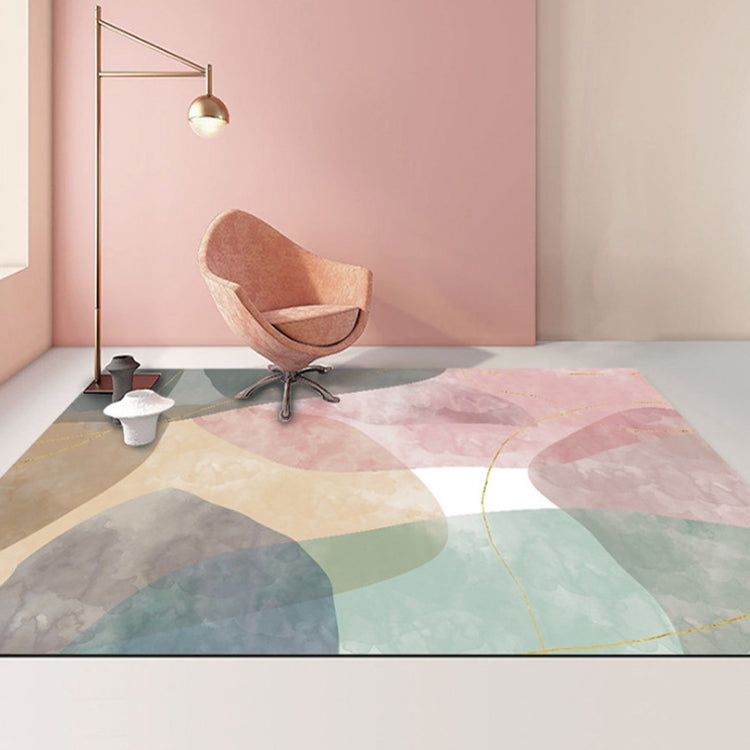 Modern Abstract Geometric Living Room Rug Coffee Table Cushion, 50x80cm, 60x90cm