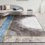 Modern Abstract Geometric Living Room Rug Coffee Table Cushion, 80x200cm, 120x160cm