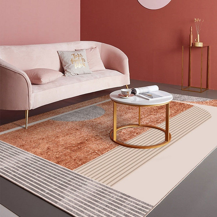 Modern Abstract Geometric Living Room Rug Coffee Table Cushion, 140x200cm