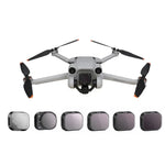 RCSTQ Aluminum Alloy Adjustable Filter Accessories for DJI Mini 3 Pro,Style: UV+CPL+ND8+ND16+ND32+ND64 6 In 1, CPL, ND8, ND16, ND32, ND64, 4 In 1 Set, 6 In 1 Set