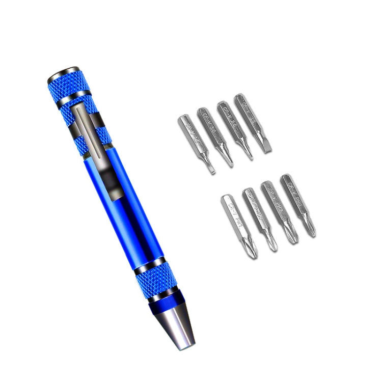 8 In 1 Screwdriver Aluminum Alloy Combination Disassembly Pen Repair Screwdriver, 8 In 1 Blue, 8 In 1 Red, 8 In 1 Silver
