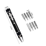 8 In 1 Screwdriver Aluminum Alloy Combination Disassembly Pen Repair Screwdriver, 8 In 1 Blue, 8 In 1 Red, 8 In 1 Silver