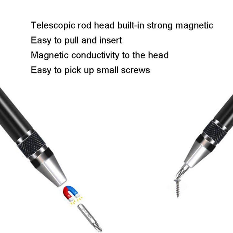 8 In 1 Screwdriver Aluminum Alloy Combination Disassembly Pen Repair Screwdriver, 8 In 1 Blue, 8 In 1 Red, 8 In 1 Silver
