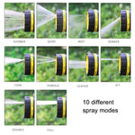 10 Functional Watering Sprinkler Head Household Water Pipe, Style:, D6+4 Connector, D6+4 Connector+5m 4-point Tube, D6+4 Connector+10m 4-point Tube, D6+4 Connector+15m 4-point Tube, D6+4 Connector+20m 4-point Tube, D6+4 Connector+25m 4-point Tube
