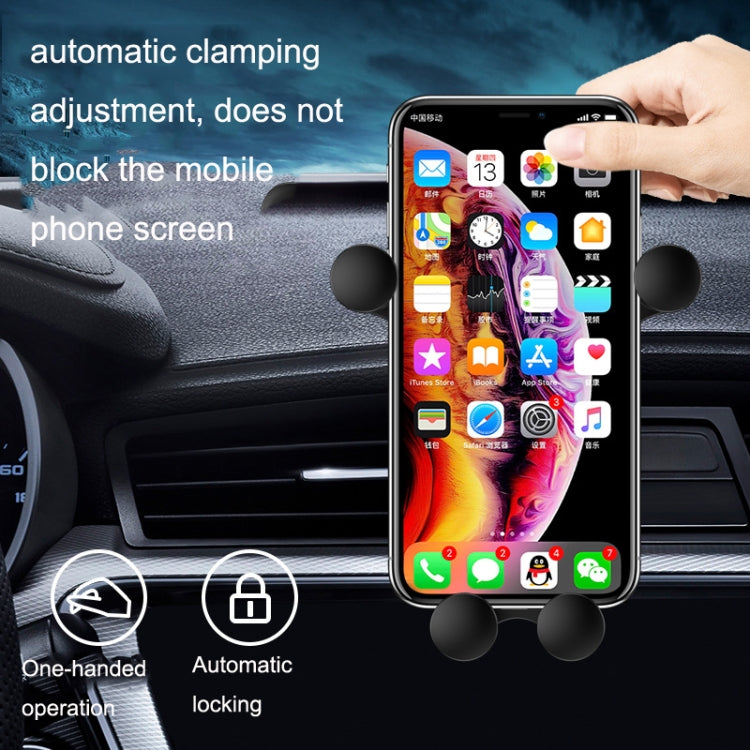2PCS JQ006 Snap Universal Rotating Car Air Outlet Phone Holder, Dark Black, Light Green, Cherry Pink