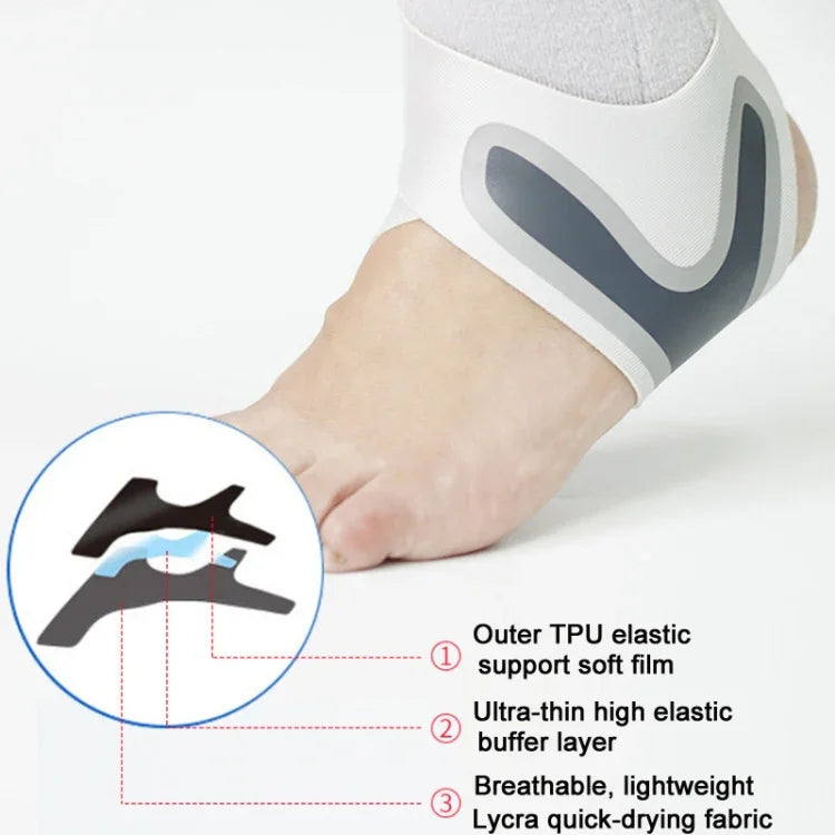 Thin Breathable Compression Ankle Sprain Fixation Strap, Size:, Left Foot (S), Left Foot (M), Right Foot (M), Left Foot (L), Right Foot (L), Left Foot (XL), Right Foot (XL)