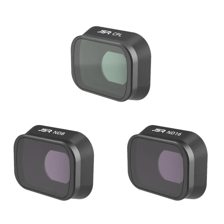 JUNESTAR Filters For DJI Mini 3 Pro,Model:, MCUV JSR-1663-01, CPL JSR-1663-02, ND8 JSR-1663-03, ND16 JSR-1663-04, ND32 JSR-1663-05, ND64 JSR-1663-06, ND256 JSR-1663-07, ND1000 JSR-1663-08, ND8PL JSR-1663-09, ND16PL JSR-1663-10, ND32PL JSR-1663-11