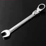 Combination Ratchet Wrench with Flexible Head Dual-purpose Ratchet Tool, 6mm, 7mm, 9mm, 11mm, 16mm, 24mm, 18mm, 20mm, 21mm, 22mm, 23mm