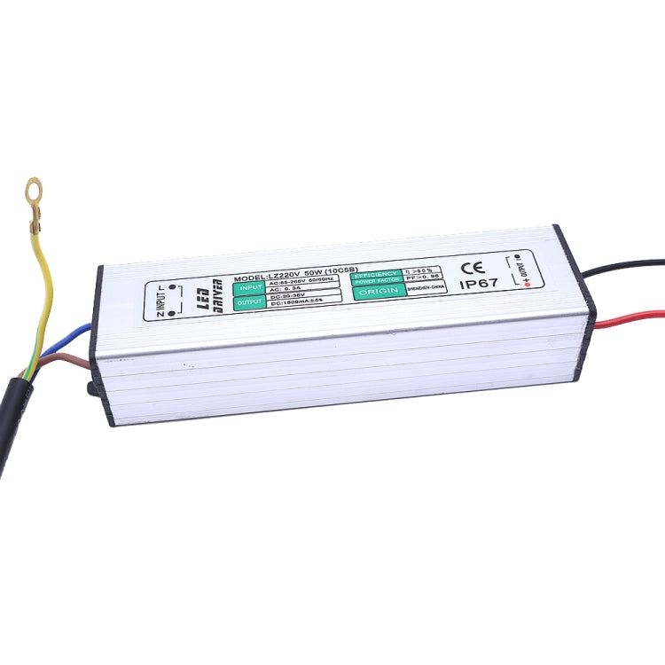 LED Flood Light Waterproof High Bay Light Constant Current Drive Power, 85-265V 50W