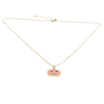 2 Sets Halloween Ghost Pumpkin Pendant Necklace Ears Personality Jewelry, Pumpkin