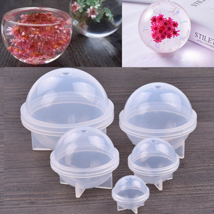 Crystal Epoxy Ball Silicone Mould DIY Handmade Jewelry Sphere Making Mould, 20 PCS 20mm, 20 PCS 30mm, 10 PCS 40mm, 4 PCS 50mm, 4 PCS  60mm
