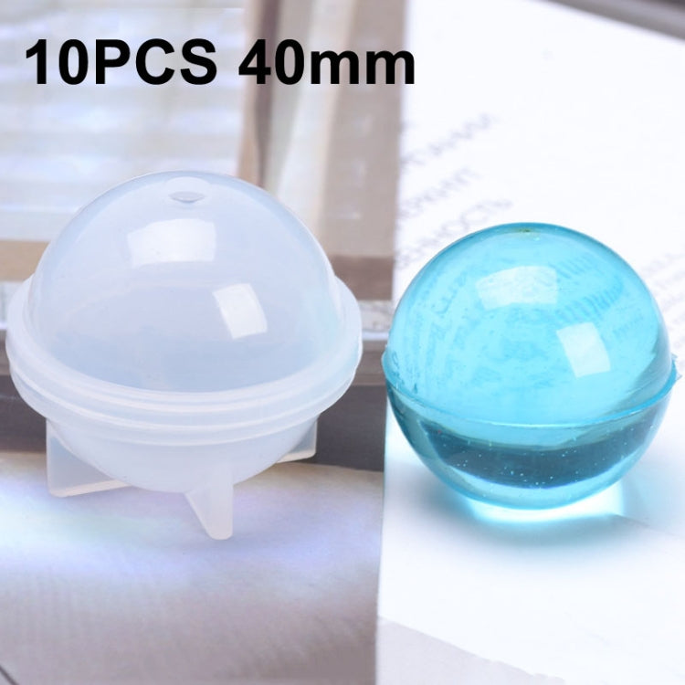 Crystal Epoxy Ball Silicone Mould DIY Handmade Jewelry Sphere Making Mould, 20 PCS 20mm, 20 PCS 30mm, 10 PCS 40mm, 4 PCS 50mm, 4 PCS  60mm