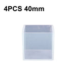 Crystal Drop Glue Square Silica Gel Mold DIY Handmade Jewelry Decoration Model, 20 PCS 20mm, 20 PCS 25mm, 10 PCS 35mm, 4 PCS 40mm, 4 PCS 50mm, 4 PCS 65mm
