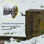 Oxford Cloth Winter Outdoor Faucet Frost Protection Cover, Hook and Loop Fastener Model, Rope Model
