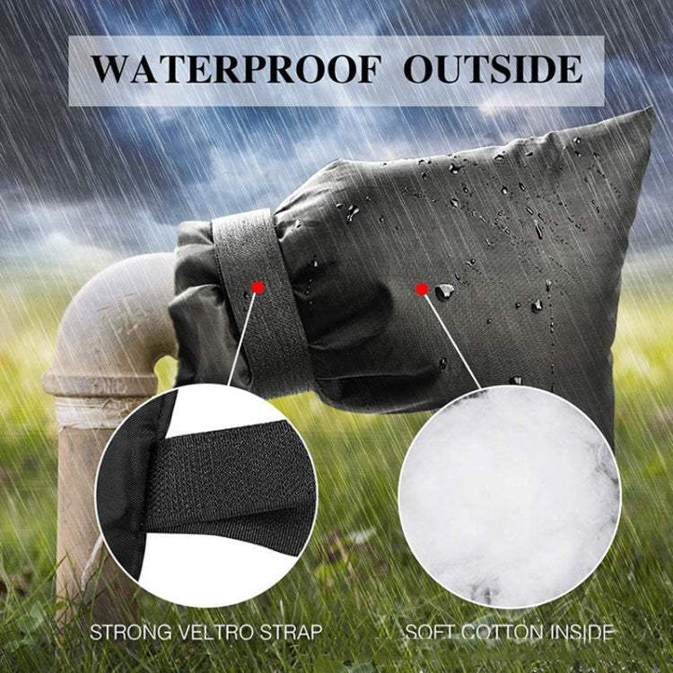 Oxford Cloth Winter Outdoor Faucet Frost Protection Cover, Rope Model