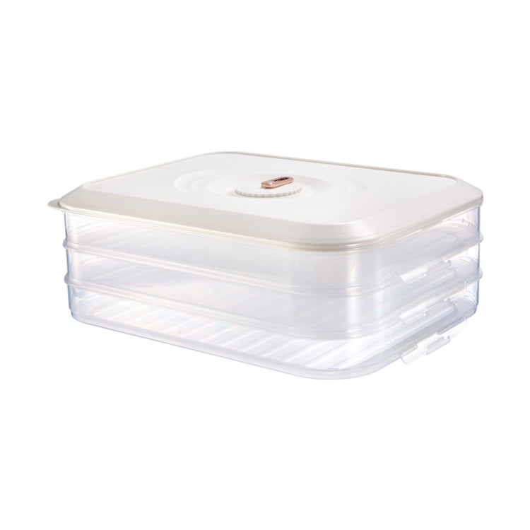 Household Refrigerator Freezer Large Capacity Dumpling Box, Capacity:, One Layer (Green), Two Layers (White), Two Layers (Green), Three Layers (White), Four Layers (White), Four Layers (Green)