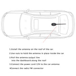 GPS+FM/AM+DAB Car Radio Amplified Antenna, GPS+FM/AM+DAB