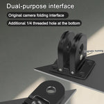 Metal Folding Magnetic Replacement Base for GoPro HERO13 Black/HERO12 Black /HERO11 Black